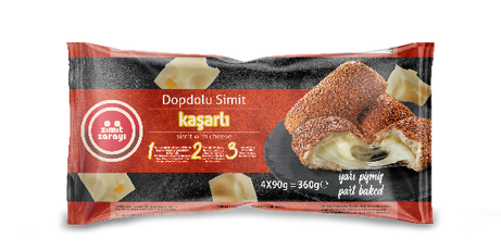 Simit Saray - Simitstrudel Kashkaval 4er Pack (8 Stück/Karton)
