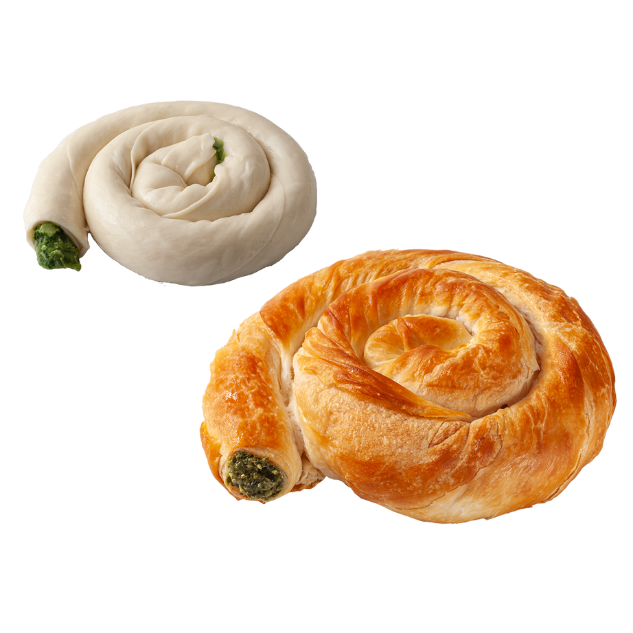 Börekschnecke Spinat & Käse (72 Stück/Karton)